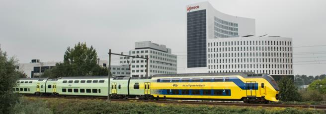 Eneco suminstra toda la electricidad de las red ferroviaria holandesa NS (Eneco)