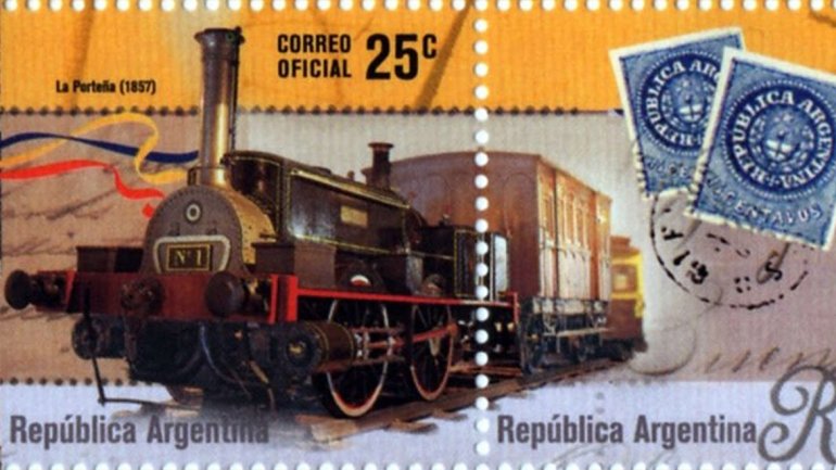 El mágico recorrido de la historia de los trenes a través de estampillas