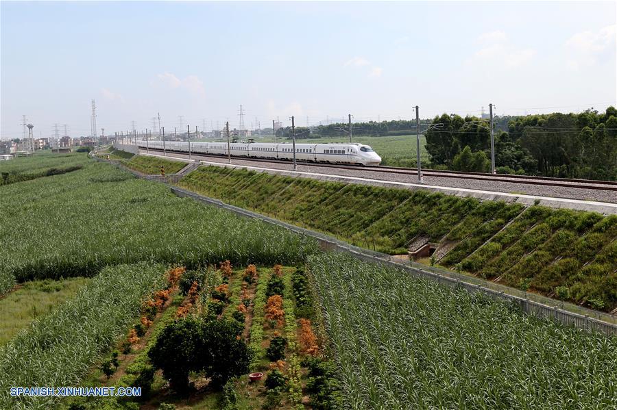 La vía férrea Jiangmen-Zhanjiang en Guangdong se pone en operación el 1 de julio