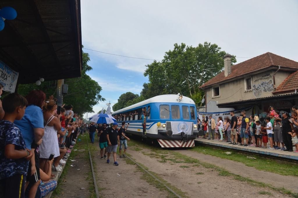 Con los Reyes Magos, volvió el tren a la Estación Circunvalación