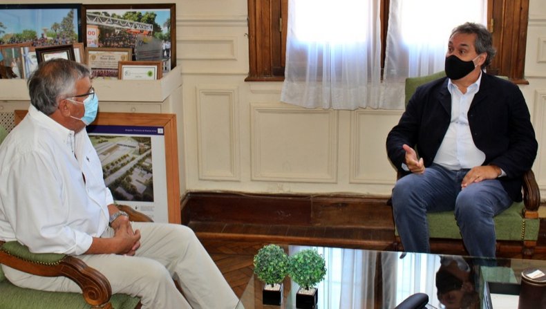 Gatica recibió al presidente de TMH Argentina