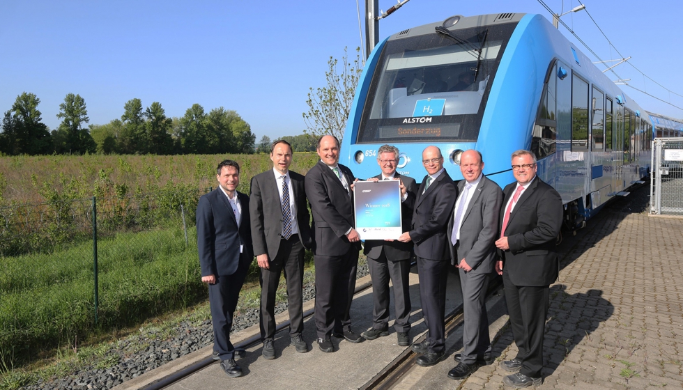 Alemania: El tren de hidrógeno de Alstom gana el Premio de Movilidad GreenTec 2018