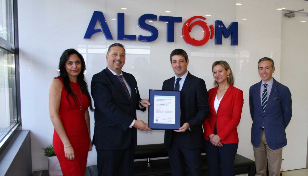 Alstom España, primera empresa en España en obtener la certificación ISO 45001 de Seguridad y Salud Laboral
