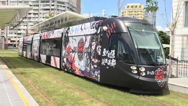 Personalizan todo un tren con motivos de League of Legends para celebrar el Rift Rivals en Taiwan