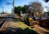 Mayra Mendoza supervisó los avances de la nueva estación del Ferrocarril Roca