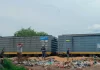 Santa Fe: Descarrilaron y saquearon vagones del ferrocarril cargados con granos