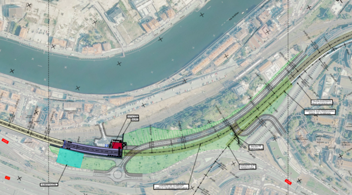 Apertura de información pública para soterrar la línea C-1 en Olabeaga, Bilbao. 30 días hábiles para presentar observaciones al proyecto ferroviario.