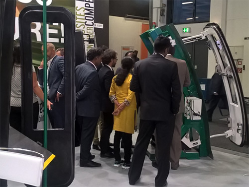 Carbures presentó en Innotrans sus puertas de emergencia para trenes de metro