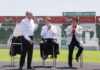El Ministro de Transporte junto a Sergio Massa y Fernando Espinoza