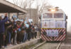 Despues de 7 años volvio el Tren a 9 de Julio, Carlos Casares y Pehuajo