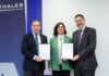 IRIS avala la calidad global de las actividades ferroviarias de Thales en España
