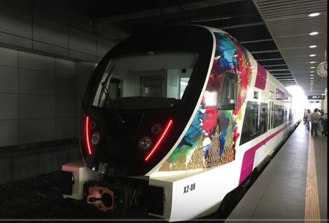 En servicio las nuevas unidades chinas en el enlace al aeropuerto de Kuala Lumpur