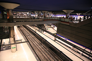 Metro de Madrid operó por primera vez trenes lanzadera con motivo del festival Mad Cool Estación de Nuevos Ministerios