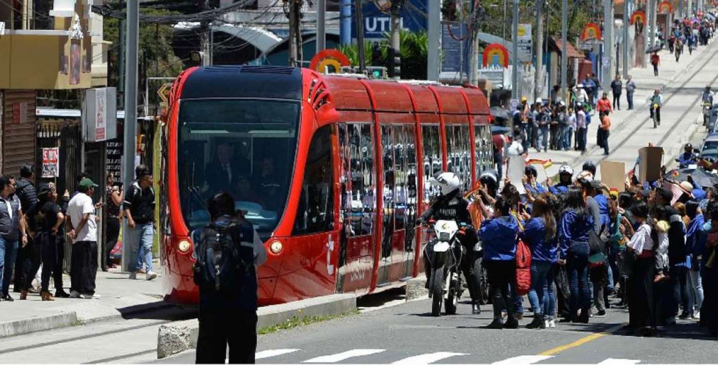 Ecuador: Nuevas pruebas de recorrido del tranvía