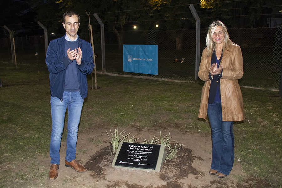 Inauguraron ayer el Parque Central del Ferrocarril y la “Plazoleta Dante Balestro”