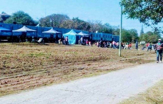 El Tren Argentino llegó a Taco Pozo