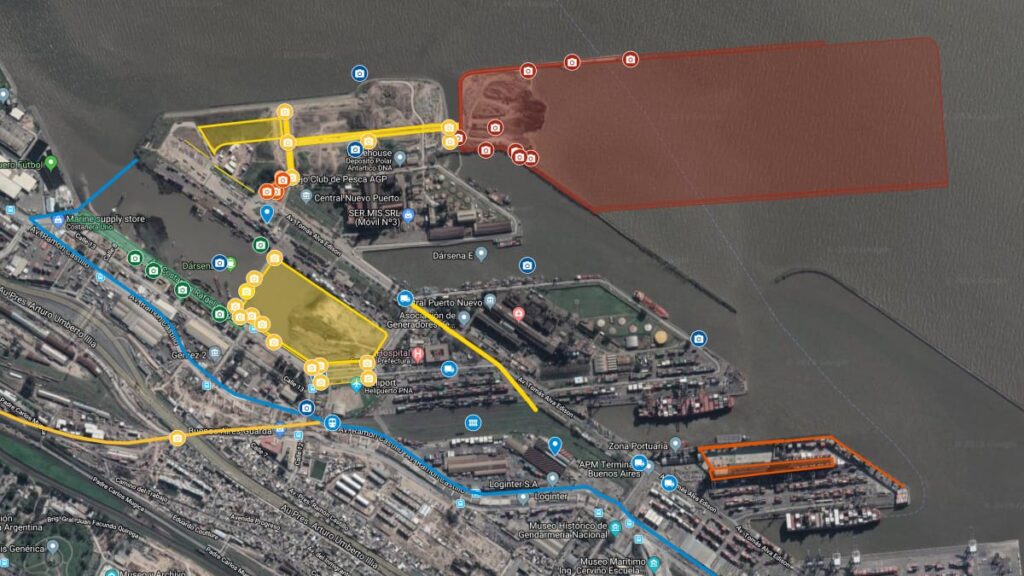 PUERTO BUENOS AIRES LANZÓ UN MAPA DINÁMICO DONDE SE PUEDEN CONOCER LAS OBRAS DE LA JURISDICCIÓN PORTUARIA