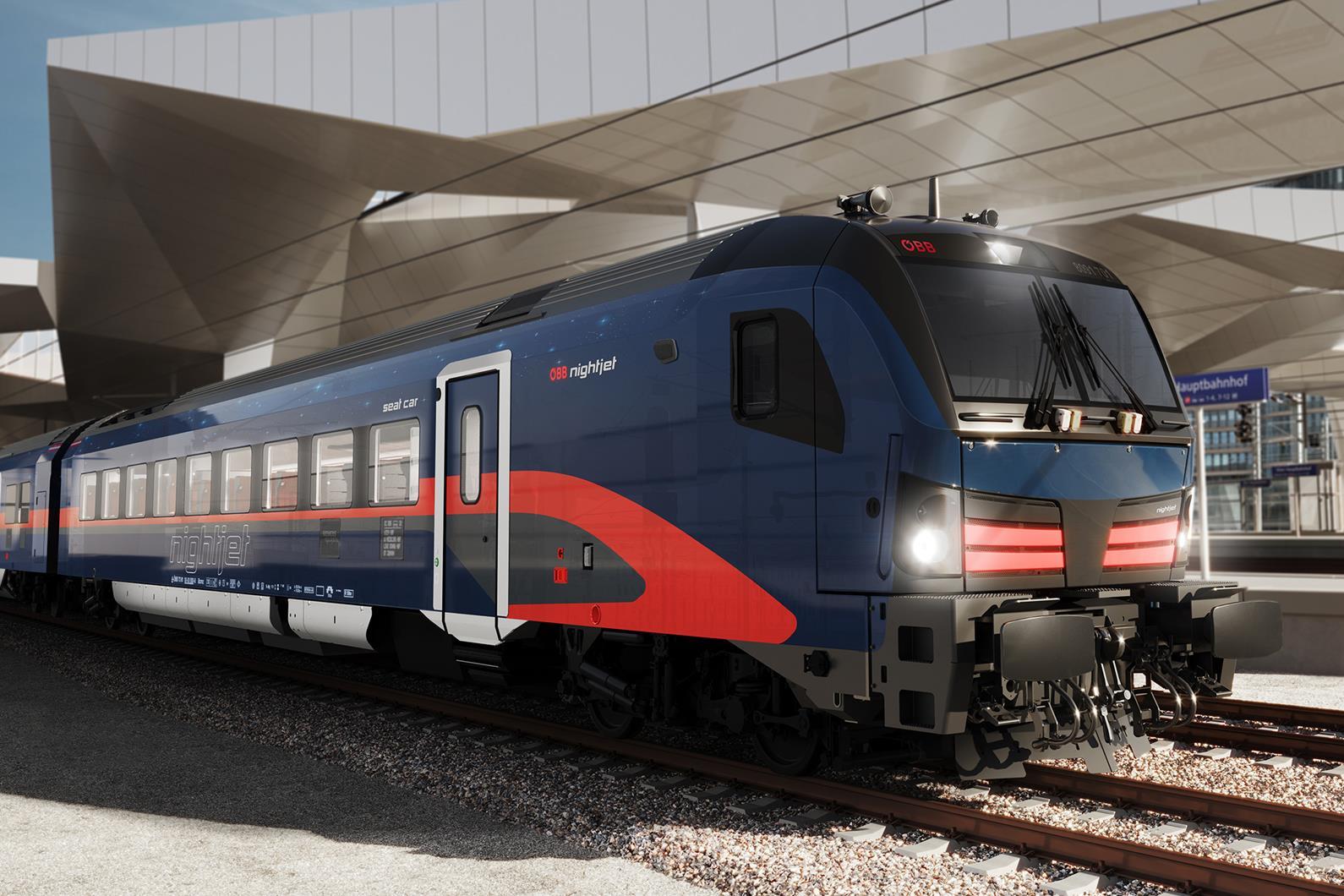 ÖBB encarga 20 juegos de trenes nocturnos más a Siemens
