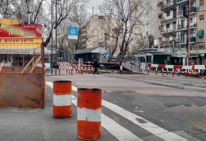 El tránsito sigue cortado en Balbín pese al freno a las obras