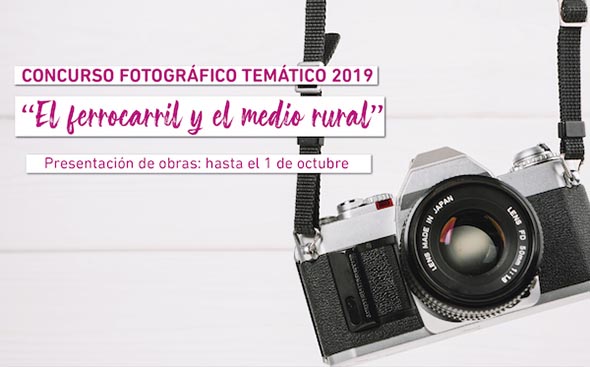 Concurso fotografico tematico 2019 «El ferrocarril y el medio rural»