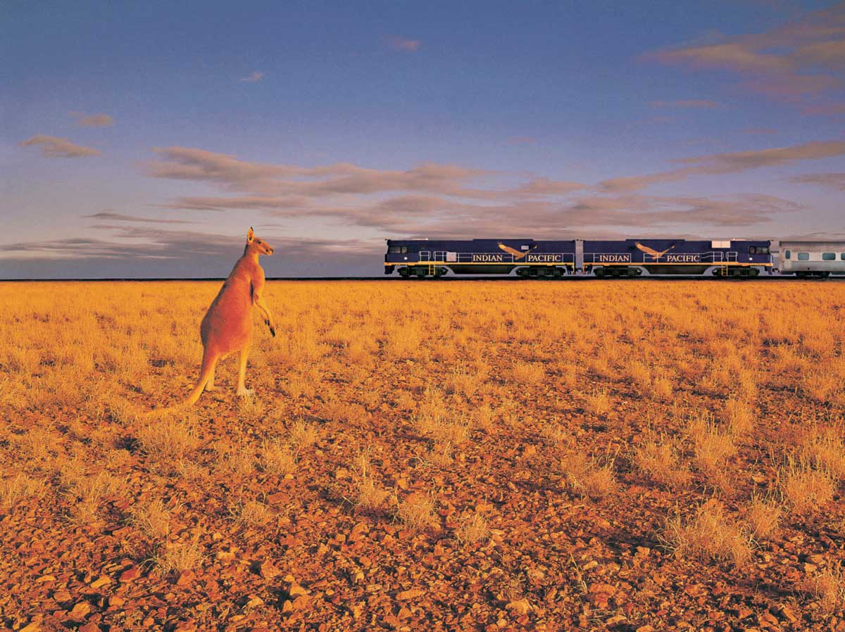 Australia en tren de costa a costa