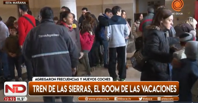 El tren de las Sierras, una opción para las vacaciones: precios y horarios