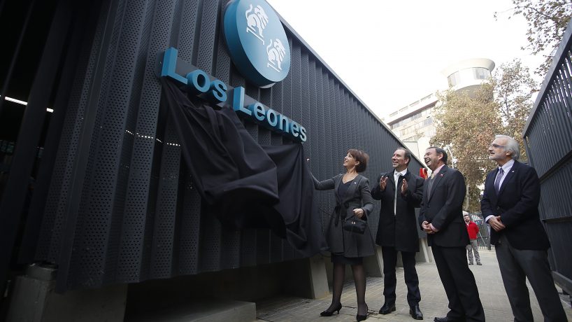 Chile: Inauguran nueva entrada que facilitará conexión en estación Los Leones del Metro