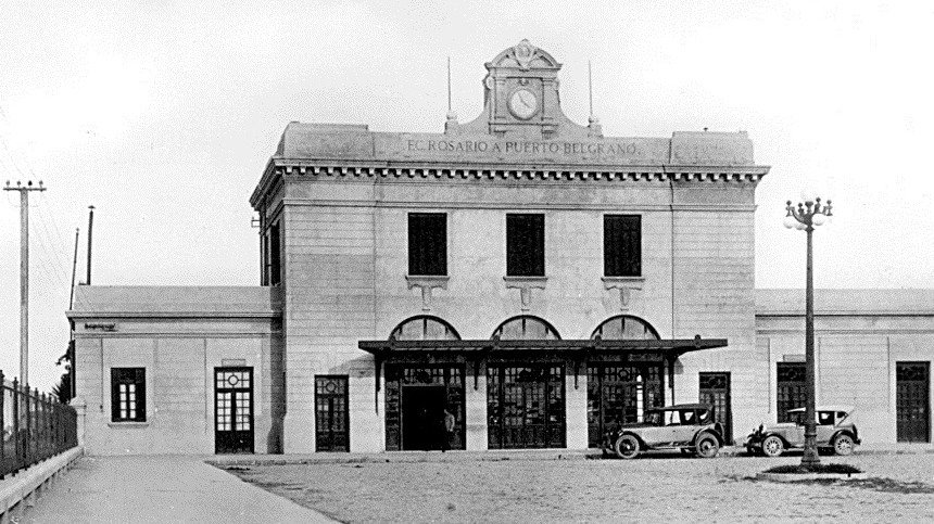 Ferrocarril Rosario Puerto Belgrano, camino a Bahía Blanca