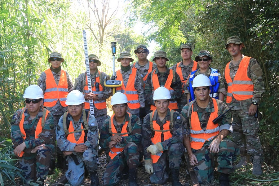 El Ejército Argentino releva vías del Ferrocarril Urquiza