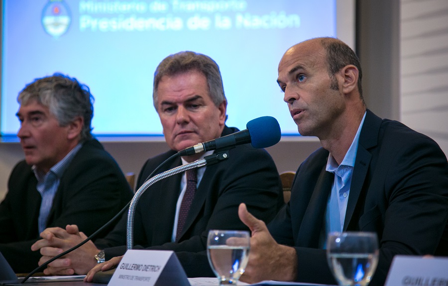 DIETRICH PRESENTO LOS AVANCES DEL PLAN DE TRANSPORTE EN BAHIA BLANCA, DONDE SE INVERTIRÁN $15.000 MILLONES