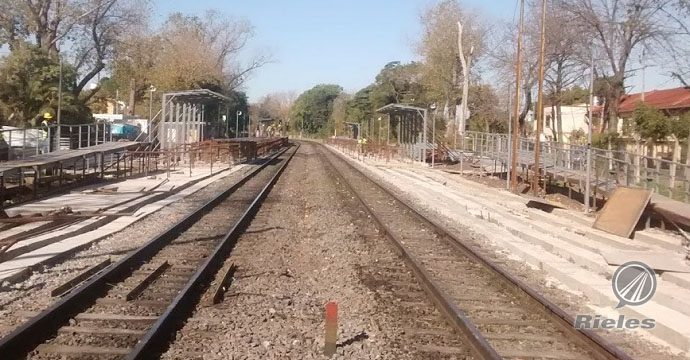 Habilitan andenes provisorios en la Línea Belgrano Norte
