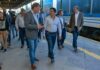 Visitan las obras de infraestructura del tramo de trenes de pasajeros de Paraná hasta La Picada