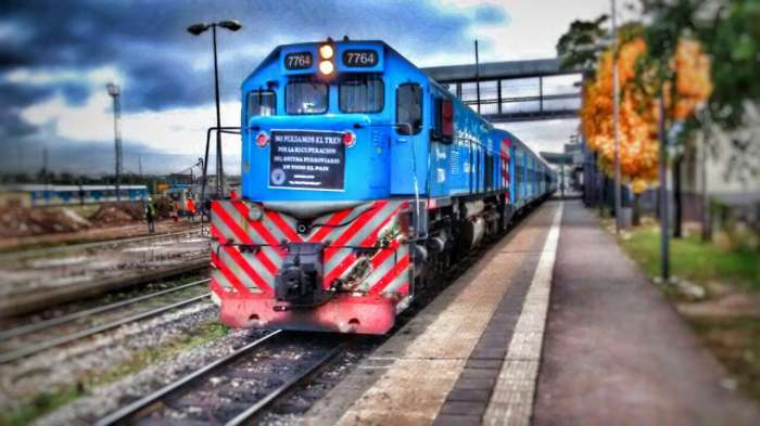 Campaña del Sindicato La Fraternidad en defensa del tren