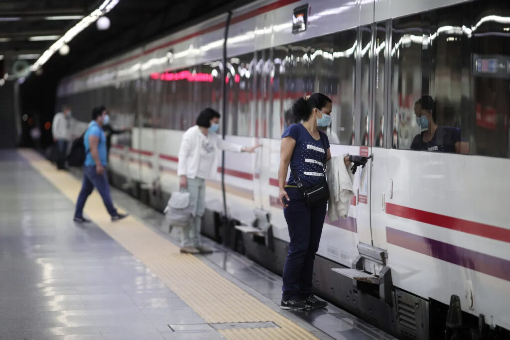 Trenes de Cercanías en silencio para evitar la propagación del coronavirus