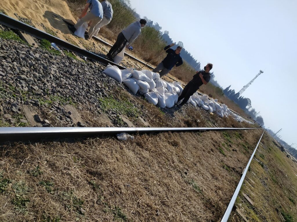 Robo de cereal de un tren con detenidos y vehículos secuestrados