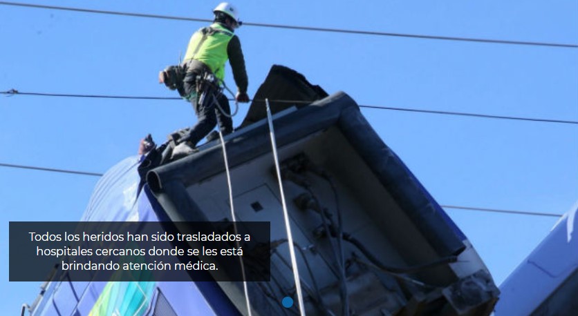 Tren de alta velocidad descarrila y deja 14 heridos leves en Corea del Sur