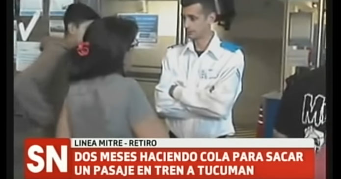 Locura por un pasaje en tren a Tucumán: hacen cola desde hace más de un mes