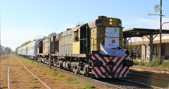 Un nuevo viaje del Tren Solidario ha cumplido su misión