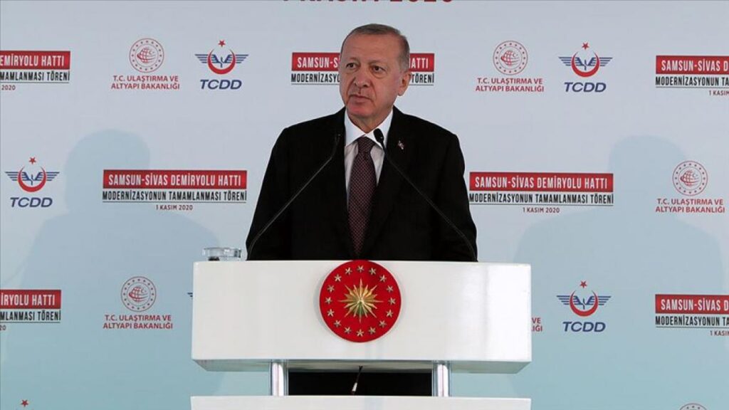 Erdogan: “La Línea de Ferrocarril Samsun-Sivas dará un nuevo ímpetu al transporte logístico”