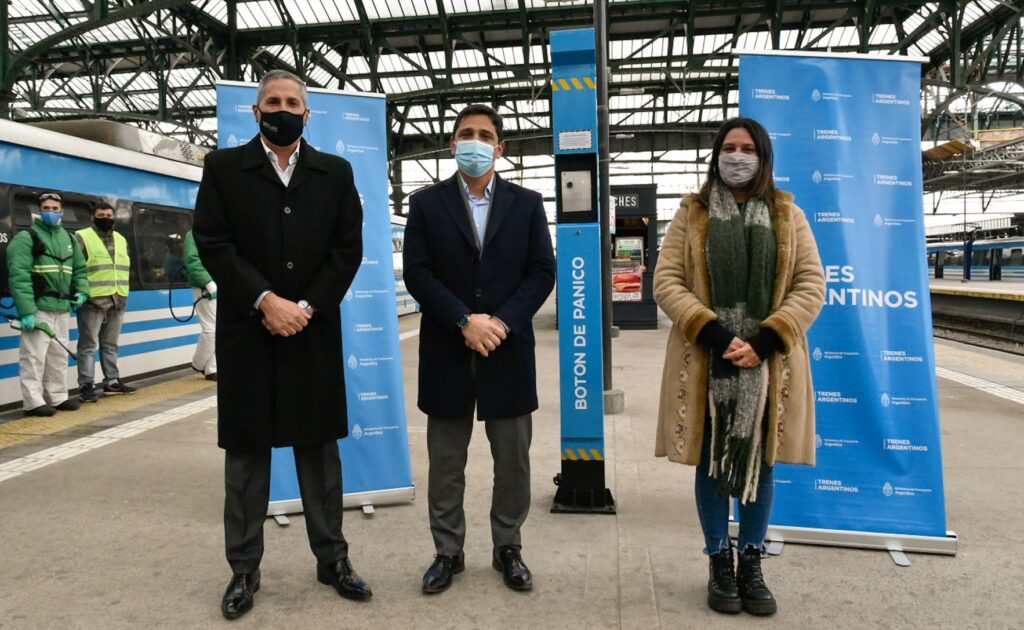 Trenes Argentinos instaló 45 tótems de seguridad en las estaciones de la Línea Roca