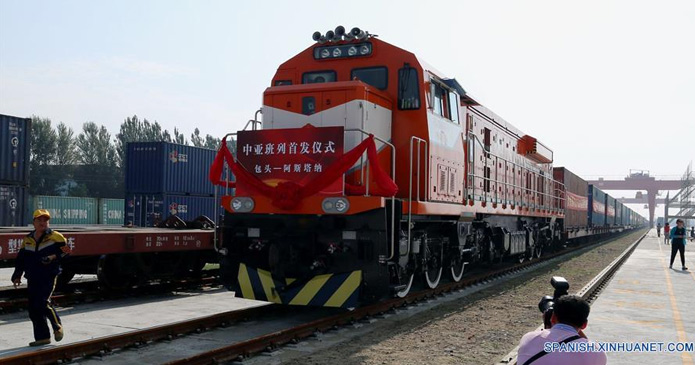 Lanzada nueva ruta ferroviaria de carga entre China y Kazajistán