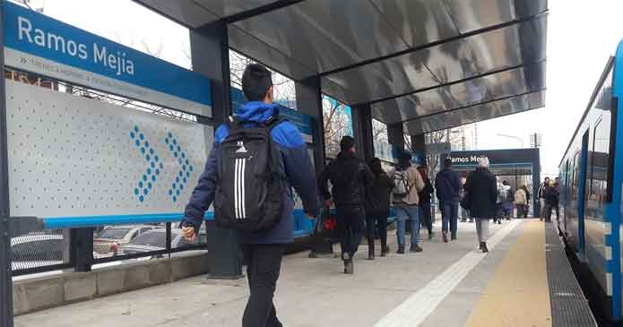 Habilitación de nuevos andenes laterales en Ramos Mejía y Ciudadela