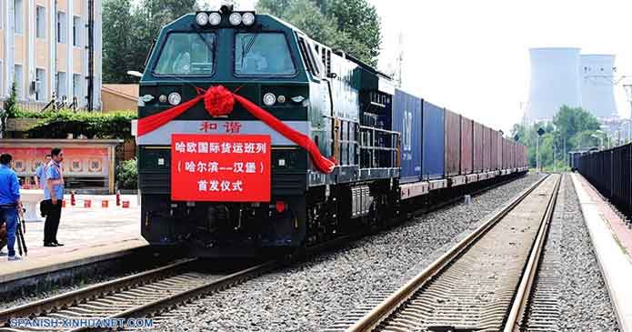 Tren de carga China-Europa añade nueva ruta a Chelyabinsk, Rusia