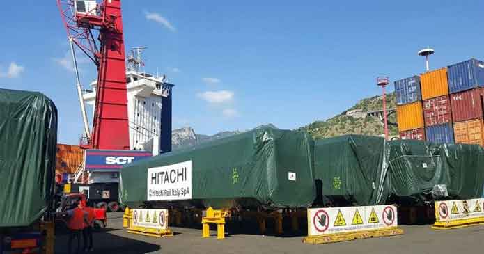 Hapag-Lloyd transporta 42 trenes para metro de Perú