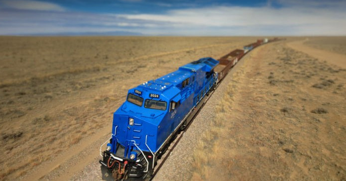 Ferrocarril 14.53% de intercambio comercial México – Estados Unidos