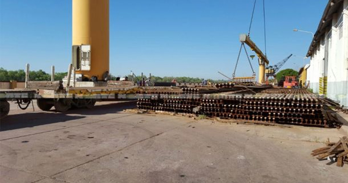 Los rieles para el Belgrano Cargas abandonan Barranqueras