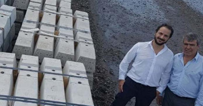 Cano supervisó los durmientes para el Belgrano Cargas en Malbrán
