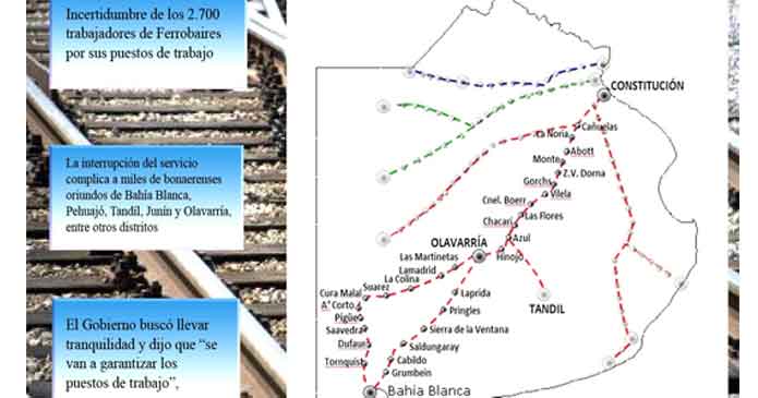 Reclamo para restablecer los trenes de Ferrobaires
