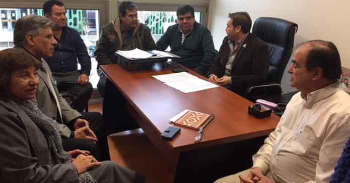Reunión con diputados del Chubut
