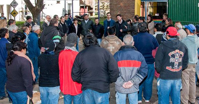 Petrecca prometió a los cooperativistas ferroviarios que continuarán con trabajo